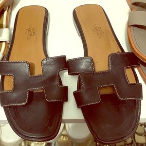 Hermes Oran Sandals